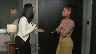 Beyond the Gates: Leslie dispenses advice to Eva | Image: CBS
